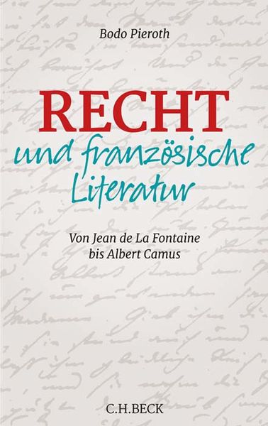 Produktbild: Recht und franz&ouml;sische Literatur