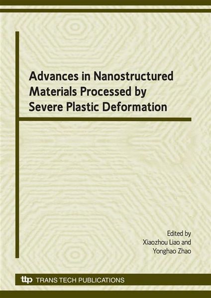 Produktbild: Advances in Nanostructured Materials Processed by SPD
