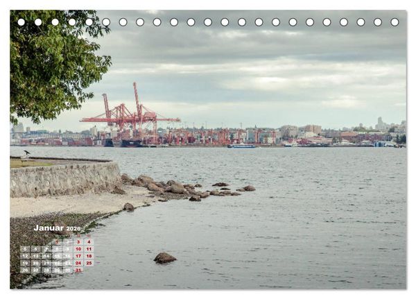 Produktbild: Vancouver & British Columbia (Tischkalender 2026 DIN A5 quer), CALVENDO Monatskalender