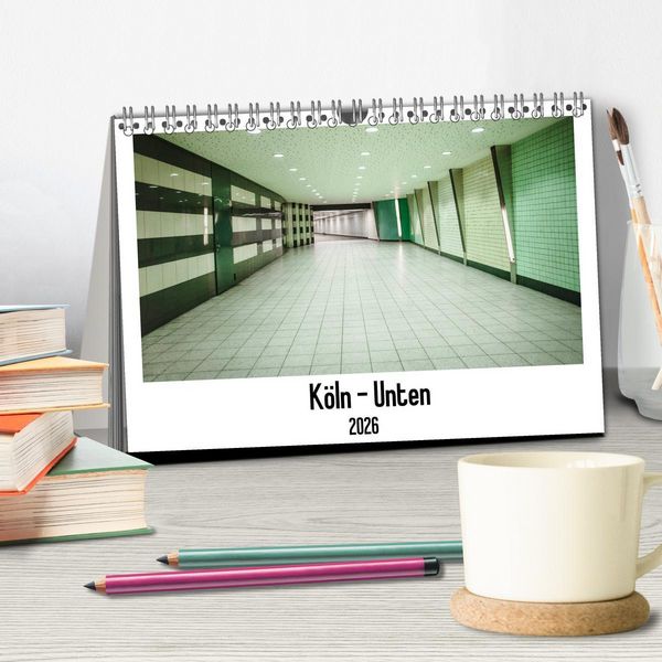 Produktbild: K&ouml;ln - Unten (Tischkalender 2026 DIN A5 quer), CALVENDO Monatskalender