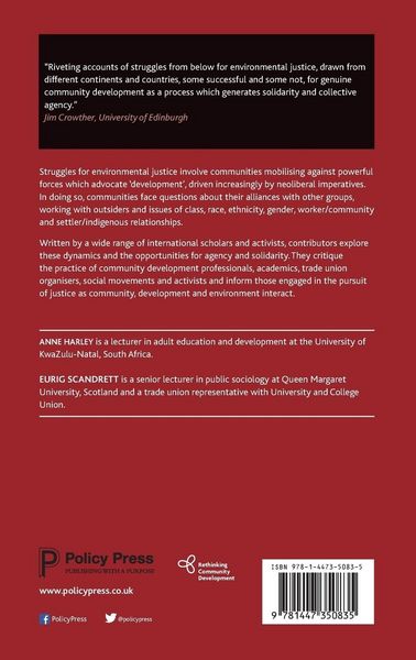 Produktbild: Environmental Justice, Popular Struggle and Community Development