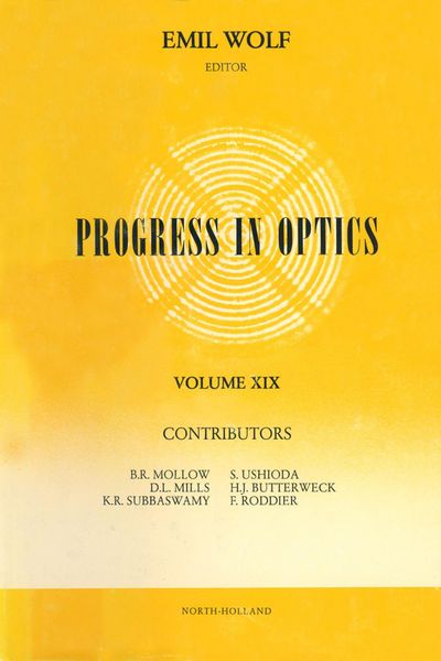 Produktbild: Progress in Optics