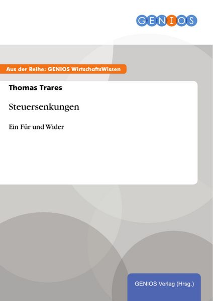 Produktbild: Steuersenkungen