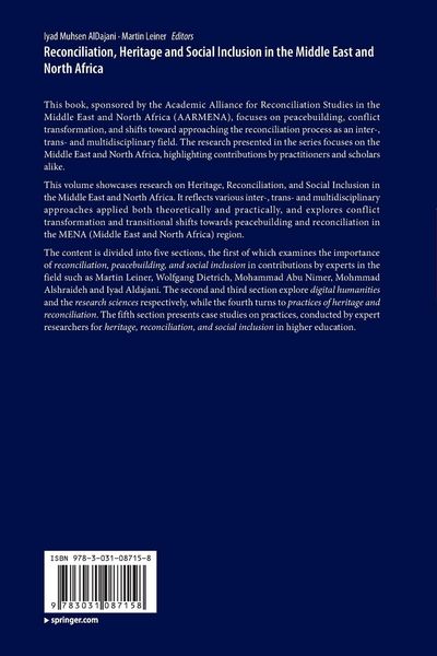 Produktbild: Reconciliation, Heritage and Social Inclusion in the Middle East and North Africa