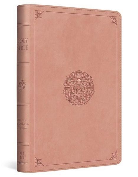 ESV Compact Bible (Trutone, Blush Rose, Emblem Design), Gebundene Ausgabe von Esv Bibles, Crossway, 9781433595608
