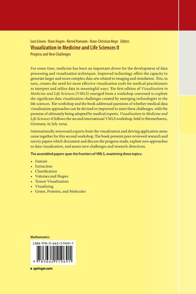 Produktbild: Visualization in Medicine and Life Sciences II