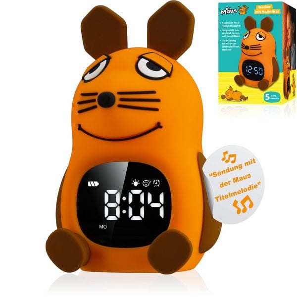 Produktbild: Bresser 10564 - DieMaus Lichtwecker f&uuml;r Kinder, Maus