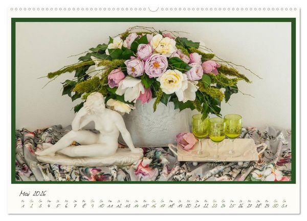 Produktbild: Raum f&uuml;r Blumen (hochwertiger Premium Wandkalender 2026 DIN A2 quer), Kunstdruck in Hochglanz