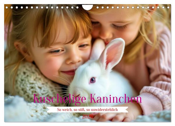 Produktbild: Kuschelige Kaninchen (Wandkalender 2026 DIN A4 quer), CALVENDO Monatskalender