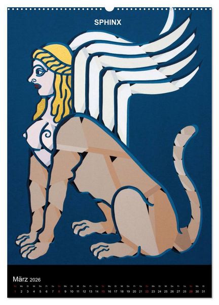 Produktbild: MYTHOS und LEGENDE (hochwertiger Premium Wandkalender 2026 DIN A2 hoch), Kunstdruck in Hochglanz