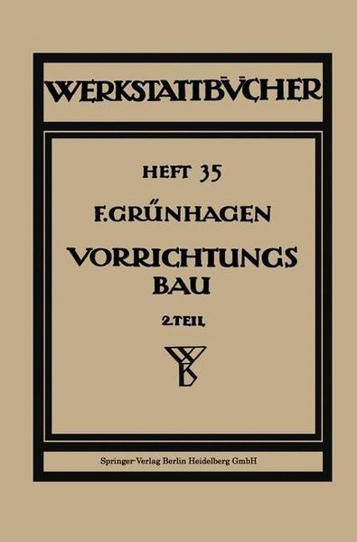 Produktbild: Der Vorrichtungsbau