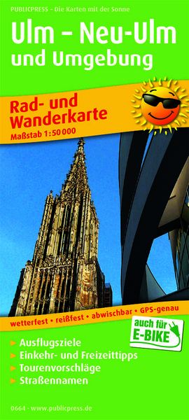 Ulm - Neu-Ulm und Umgebung 1 : 50 000, Sonstige von , KOMPASS freytag und berndt, 9783747306642