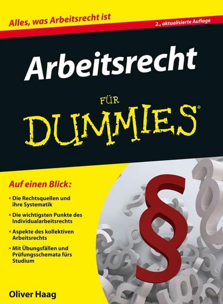 Produktbild: Arbeitsrecht f&uuml;r Dummies