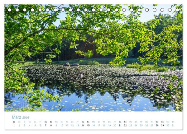 Produktbild: Schwedens Seen (Tischkalender 2026 DIN A5 quer), CALVENDO Monatskalender
