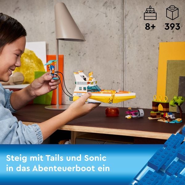 Produktbild: LEGO Sonic the Hedgehog Tails’ Abenteuerboot, Videospiel-Spielzeug 76997