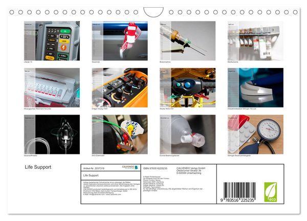 Produktbild: Life Support (Wandkalender 2026 DIN A4 quer), CALVENDO Monatskalender