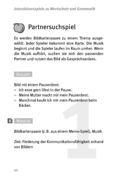 Produktbild: Die 50 besten Spiele f&uuml;r Deutsch als Zweitsprache