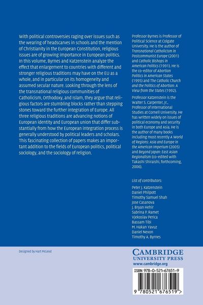 Produktbild: Religion in an Expanding Europe