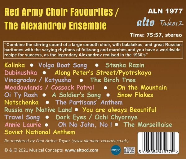 Produktbild: Red Army Choir Favourites