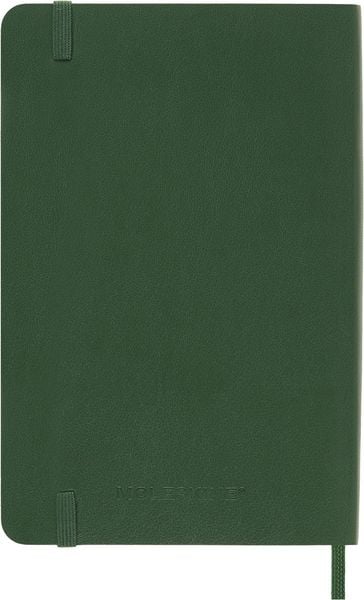 Produktbild: Moleskine 12 Monate Wochen Notizkalender 2027, Pocket/A6, 1 Wo = 1 Seite, rechts linierte Seite, Weicher Einband, Myrtengr&uuml;n