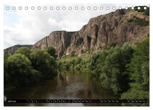Produktbild: Die Nahe - der "Wilde Fluss" der Kelten (Tischkalender 2026 DIN A5 quer), CALVENDO Monatskalender