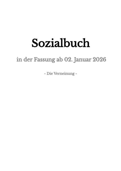Produktbild: Sozialbuch