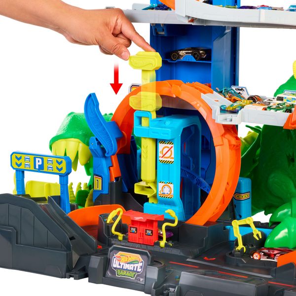 Produktbild: Hot Wheels Ultimat.T-Rex Garage.JHL98