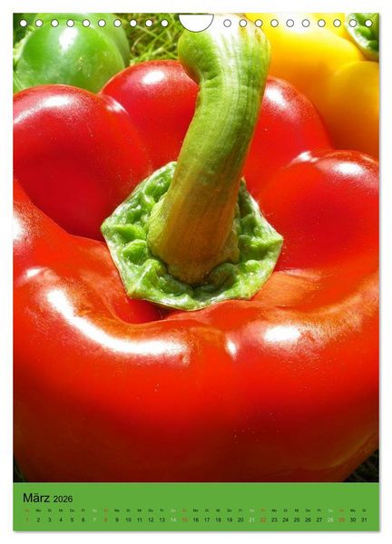 Produktbild: Obst und Gem&uuml;se (Wandkalender 2026 DIN A4 hoch), CALVENDO Monatskalender