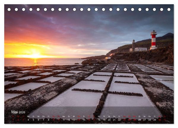 Produktbild: La Palma - La Isla Bonita (Tischkalender 2026 DIN A5 quer), CALVENDO Monatskalender