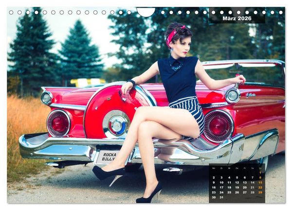 Produktbild: Rockabilly - Back to the 50s (Wandkalender 2026 DIN A4 quer), CALVENDO Monatskalender