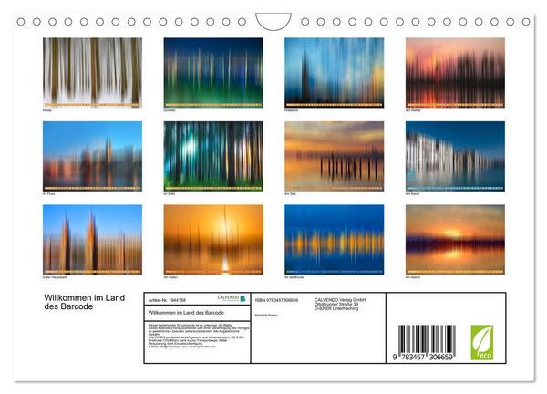 Produktbild: Willkommen im Land des Barcode (Wandkalender 2026 DIN A4 quer), CALVENDO Monatskalender