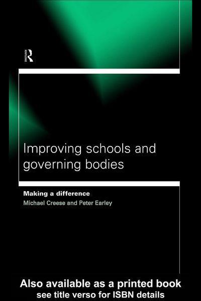 Produktbild: Improving Schools and Governing Bodies