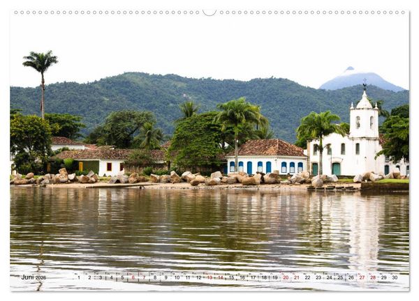 Produktbild: Brasilien - Von Rio nach Florian&oacute;polis (hochwertiger Premium Wandkalender 2026 DIN A2 quer), Kunstdruck in Hochglanz
