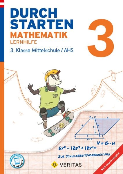 Produktbild: Durchstarten Mathematik 3. Klasse Mittelschule/AHS Lernhilfe