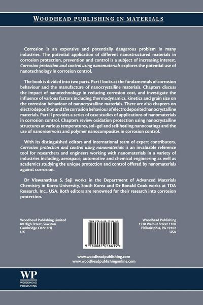Produktbild: Corrosion Protection and Control Using Nanomaterials