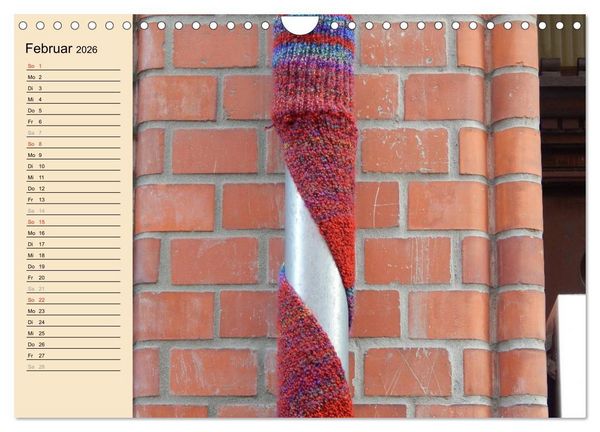 Produktbild: Urban Knitting L&uuml;neburg (Wandkalender 2026 DIN A4 quer), CALVENDO Monatskalender