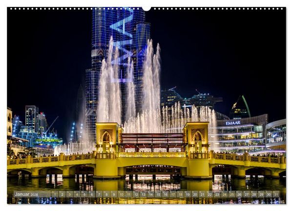 Produktbild: Dubai - zwischen Traum und Wirklichkeit (Wandkalender 2026 DIN A2 quer), CALVENDO Monatskalender