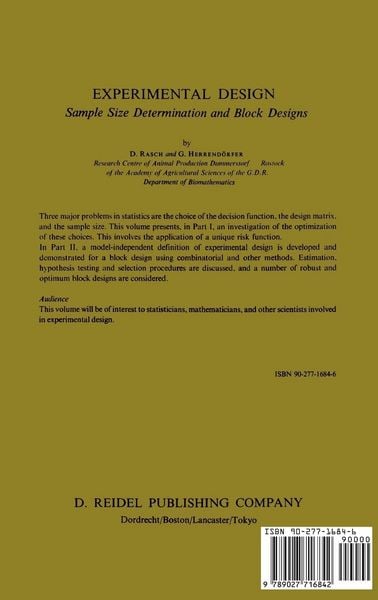 Produktbild: Experimental Design