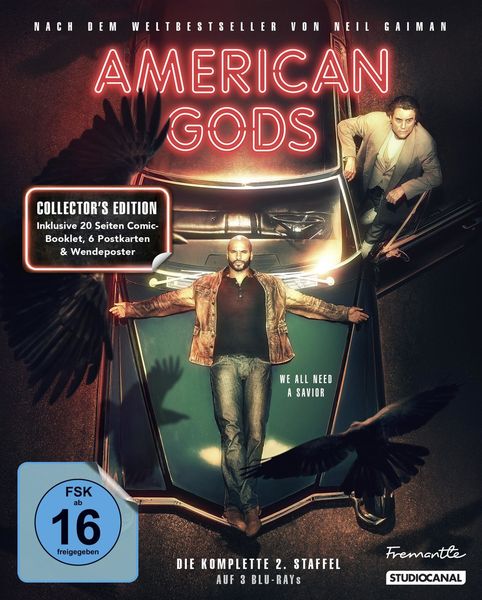 Produktbild: American Gods / Collector's Edition / 2. Staffel [3 BRs]