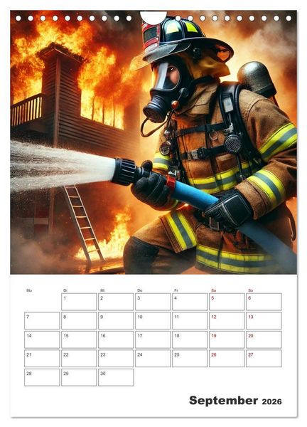Produktbild: Heldentum im Einsatz - Ein Jahr mit den Lebensrettern (Wandkalender 2026 DIN A4 hoch), CALVENDO Monatskalender