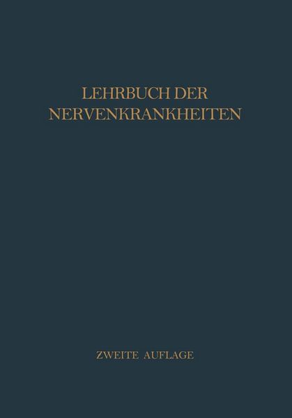 Produktbild: Lehrbuch der Nervenkrankheiten
