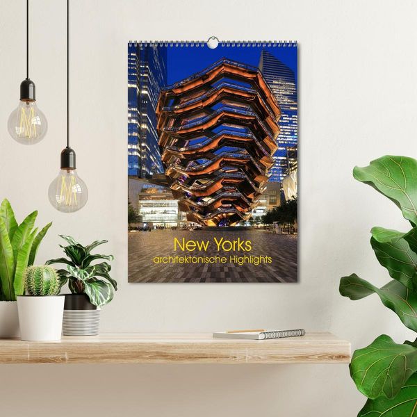 Produktbild: New Yorks architektonische Highlights (Wandkalender 2026 DIN A3 hoch), CALVENDO Monatskalender