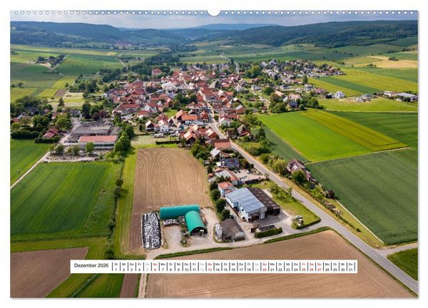 Produktbild: Die Ringgau D&ouml;rfer (hochwertiger Premium Wandkalender 2026 DIN A2 quer), Kunstdruck in Hochglanz