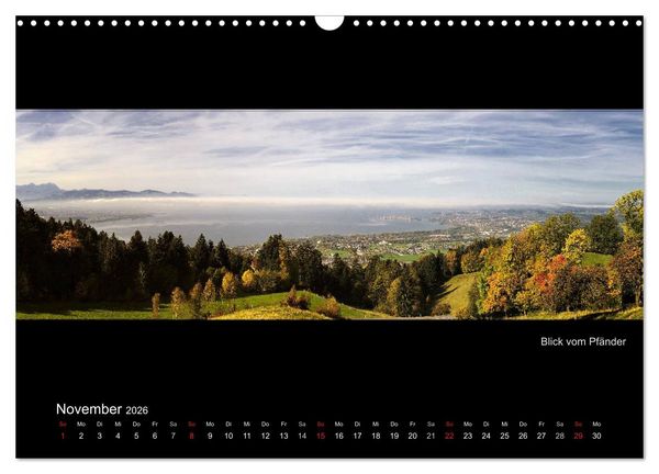 Produktbild: Panoramen vom Bodensee (Wandkalender 2026 DIN A3 quer), CALVENDO Monatskalender