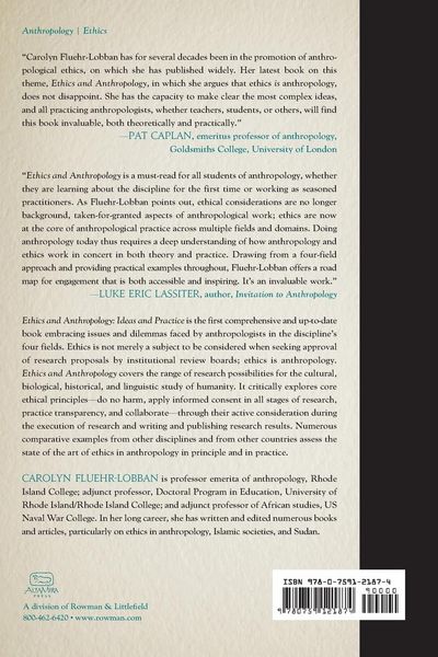 Produktbild: Ethics and Anthropology
