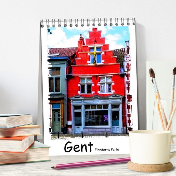 Produktbild: Gent Flanderns Perle (Tischkalender 2026 DIN A5 hoch), CALVENDO Monatskalender