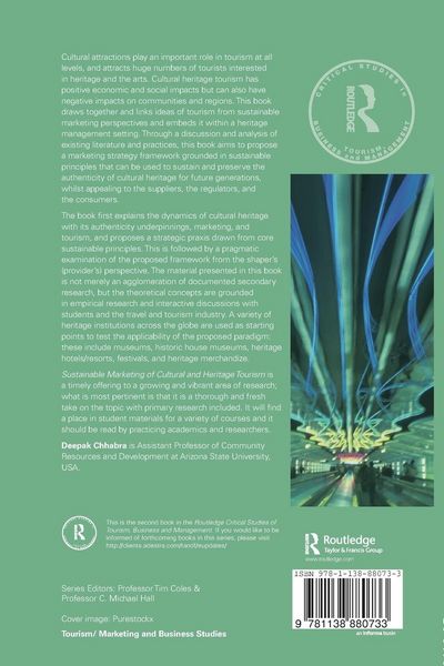 Produktbild: Sustainable Marketing of Cultural and Heritage Tourism