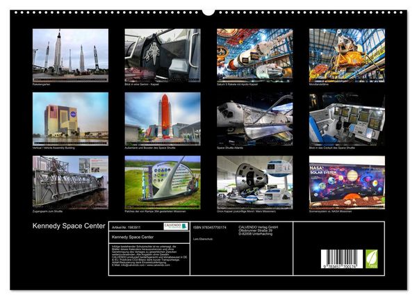 Produktbild: Kennedy Space Center (hochwertiger Premium Wandkalender 2026 DIN A2 quer), Kunstdruck in Hochglanz