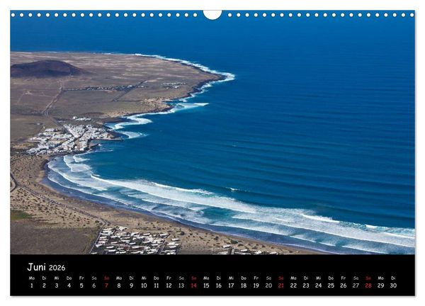 Produktbild: Lanzarote - Insel der Vulkane (Wandkalender 2026 DIN A3 quer), CALVENDO Monatskalender