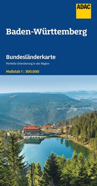 Produktbild: ADAC Bundesl&auml;nderkarte Deutschland 11 Baden-W&uuml;rttemberg 1:300.000